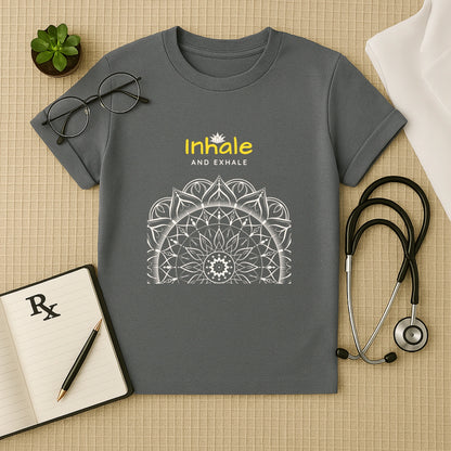 "Inhale & Exhale" Mandala T-Shirt