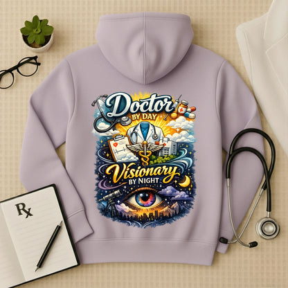 "Visionary By Night" Premium Doctor Oversized Hoodie