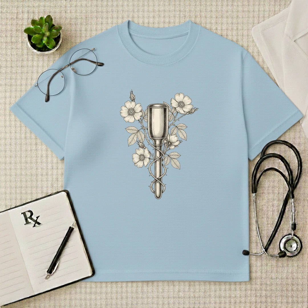 Floral Pinard Horn Gynae Oversized T-Shirt