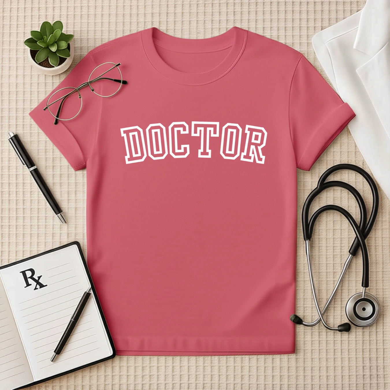 DOCTOR Varsity Bold T-shirt for Medical Professionals
