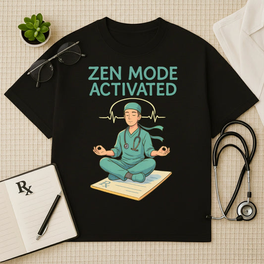 Zen Mode Activated Oversized Doctor Tee